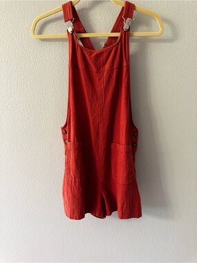 HYFVE Rust Orange Adjustable Strap Romper